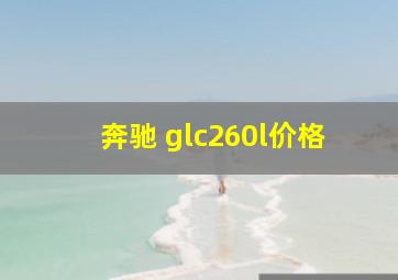 奔驰 glc260l价格